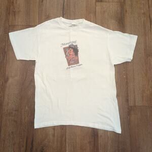 VTG Paul Mesner Puppets Adult Large‎ Shirt Art Museum History Abstract Creepy